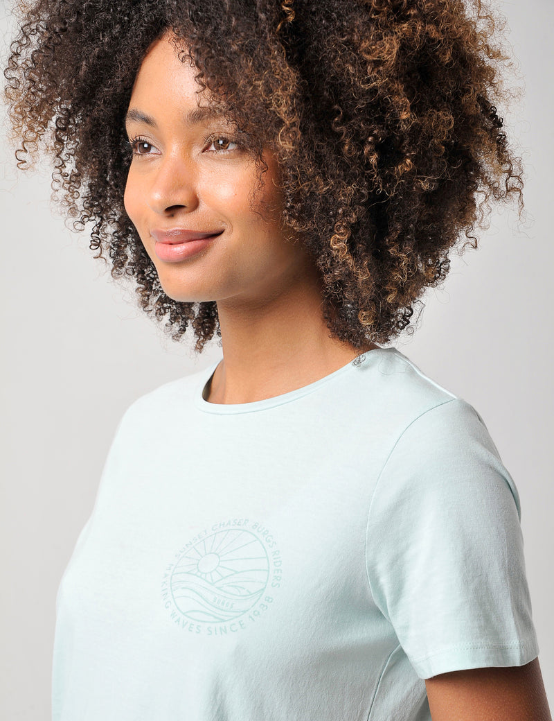 Darley T-Shirt Dusty Aqua