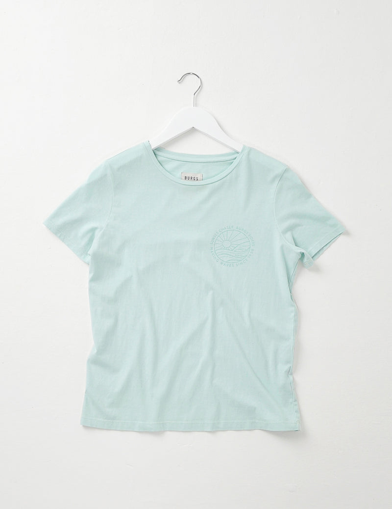 Darley T-Shirt Dusty Aqua