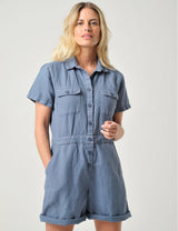 Fowey Short Jumpsuit Burgs Navy