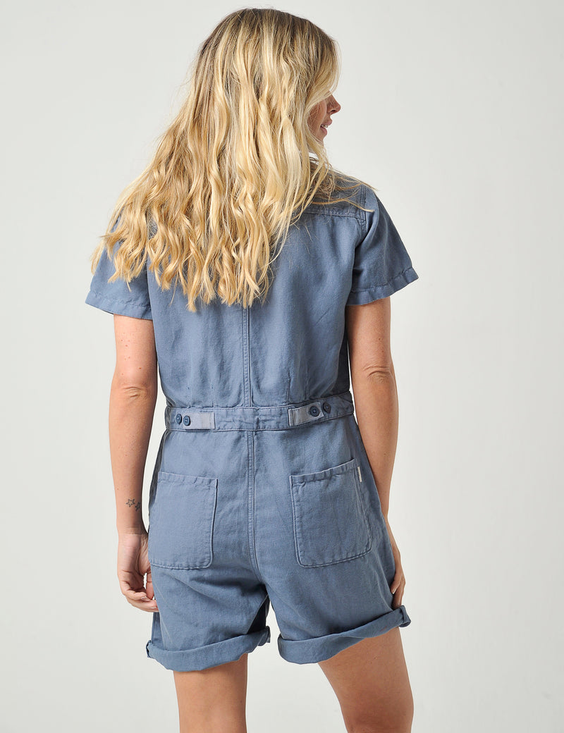 Fowey Short Jumpsuit Burgs Navy