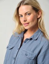 Fowey Short Jumpsuit Burgs Navy
