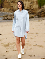 Anderton Dress Indigo Stripe