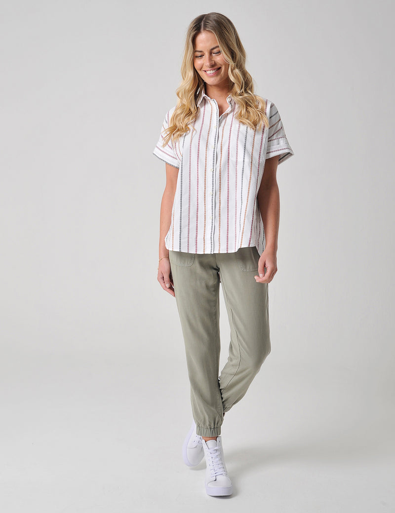 Trenay Dobby Striped Shirt