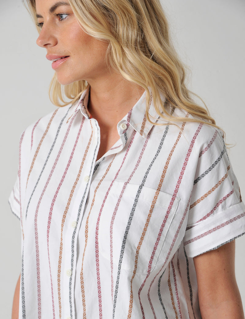 Trenay Dobby Striped Shirt