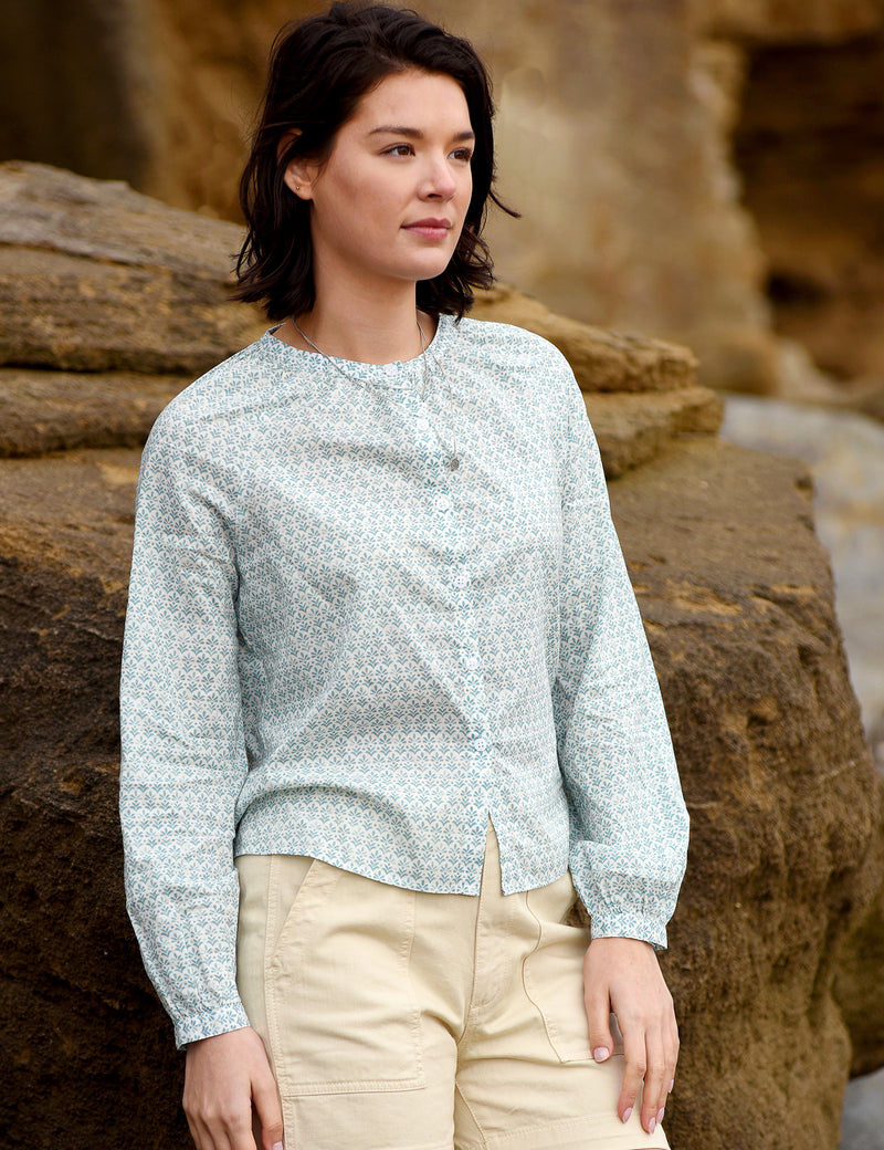 Fistral Blouse Dusty Aqua