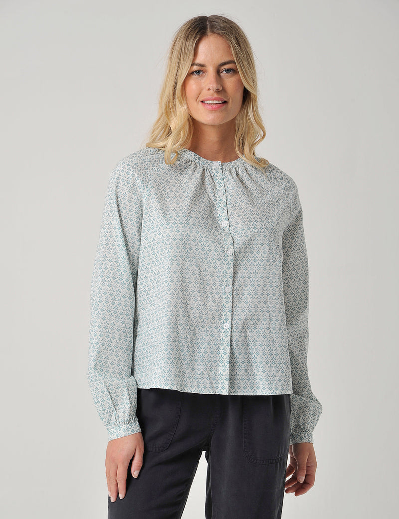 Fistral Blouse Dusty Aqua