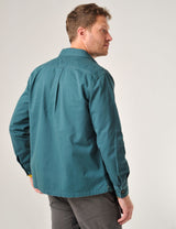 Saltash Overshirt Teal Green