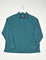Saltash Overshirt Teal Green