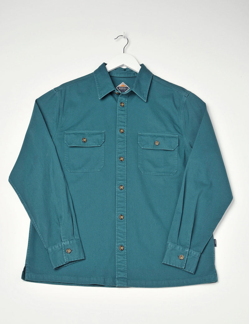 Saltash Overshirt Teal Green