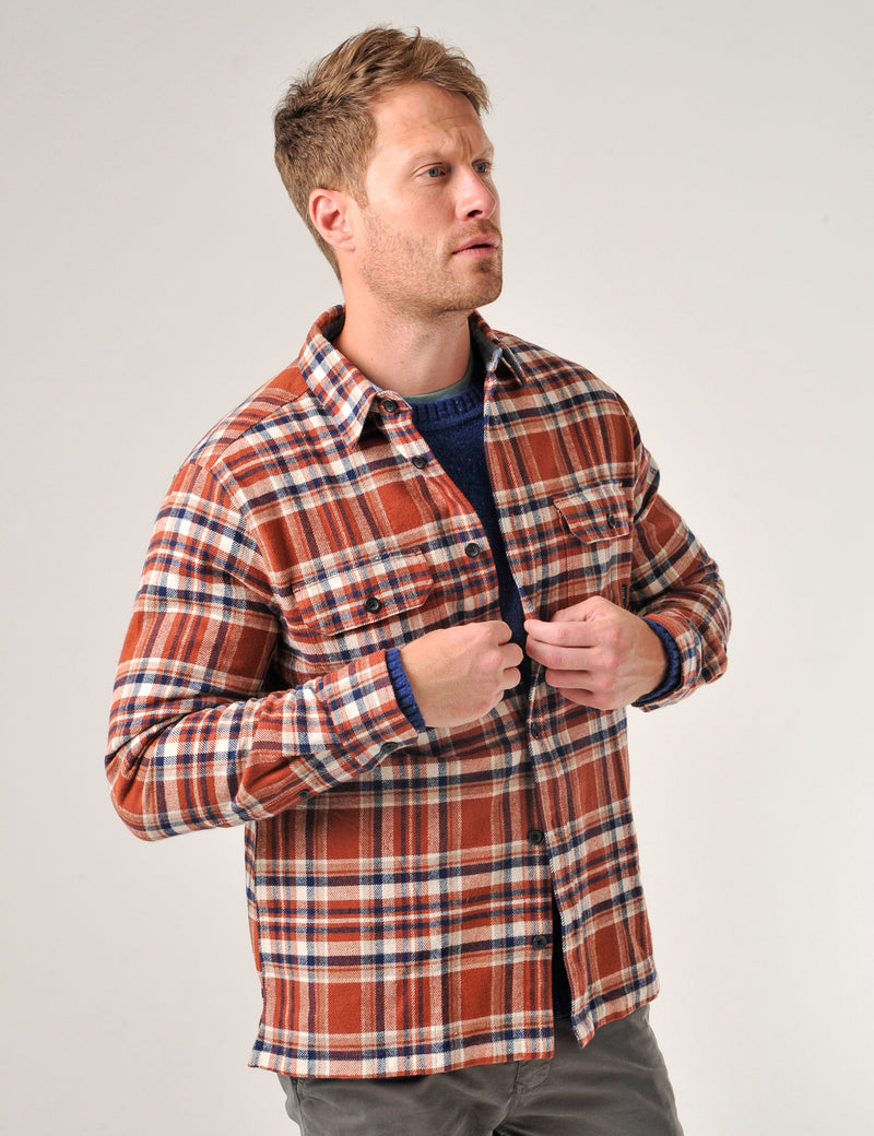 Northam Overshirt Burnt Rust