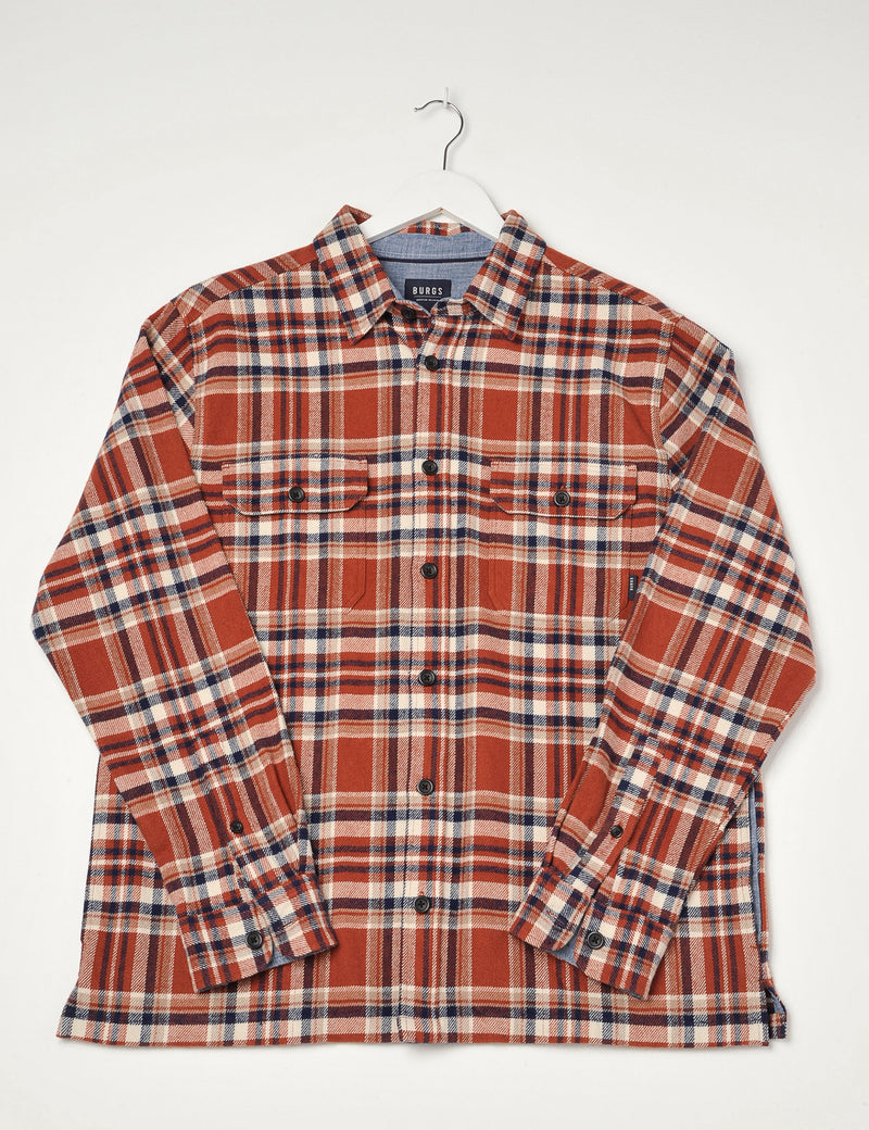 Northam Overshirt Burnt Rust