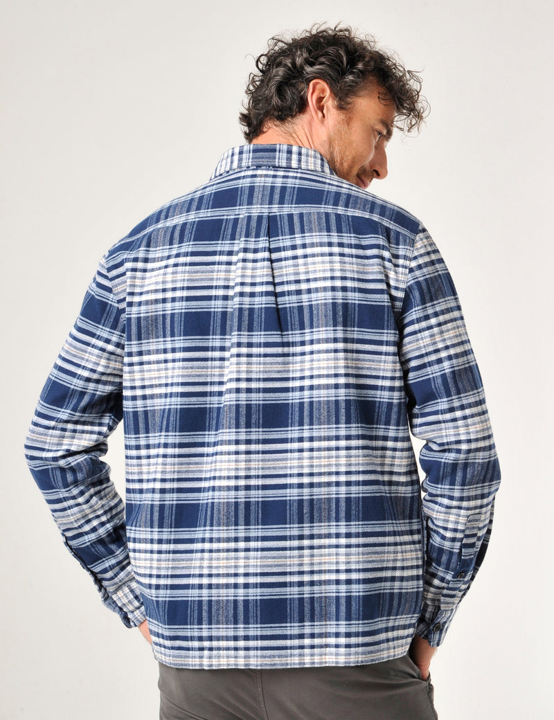 Oakford Overshirt Midnight Navy