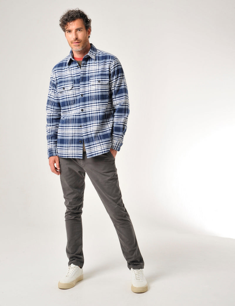 Oakford Overshirt Midnight Navy