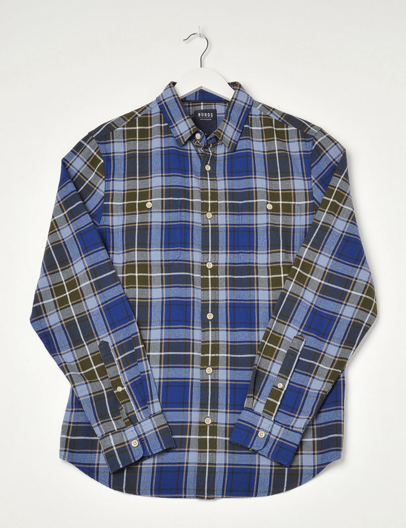Brixham Shirt Deep Olive Green