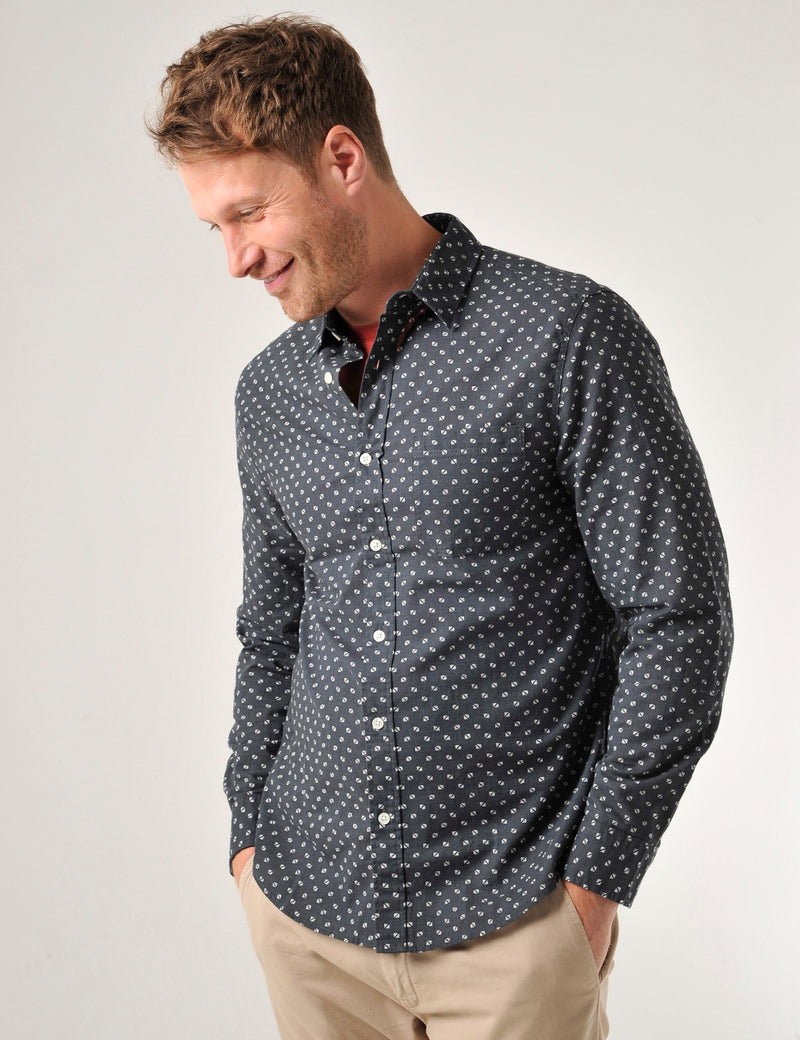 Perran Shirt Charcoal Grey