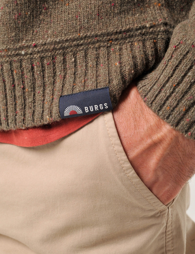 Tetcott Jumper Deep Olive Green