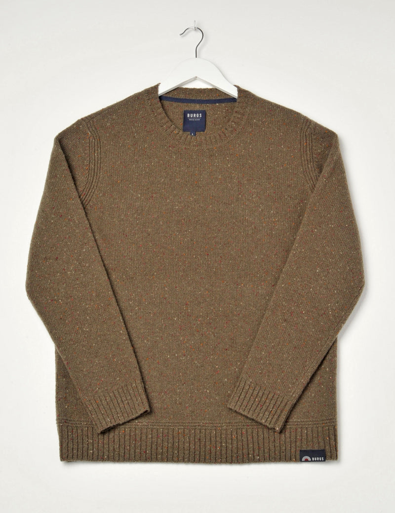 Tetcott Jumper Deep Olive Green