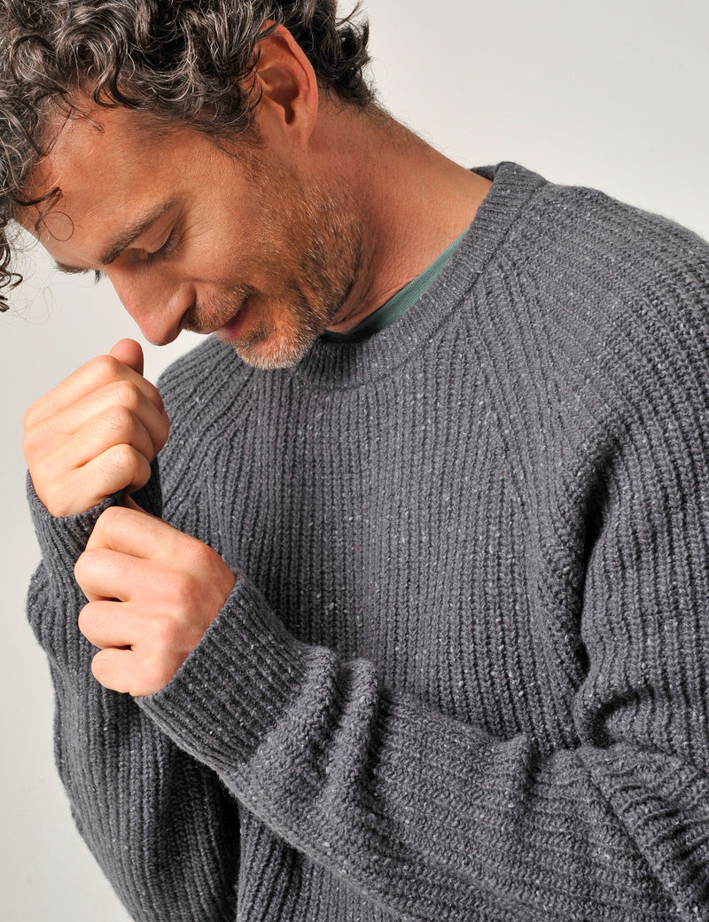 Torcross Jumper Charcoal Grey