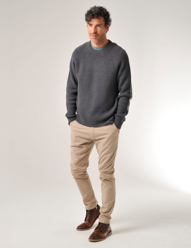 Torcross Jumper Charcoal Grey