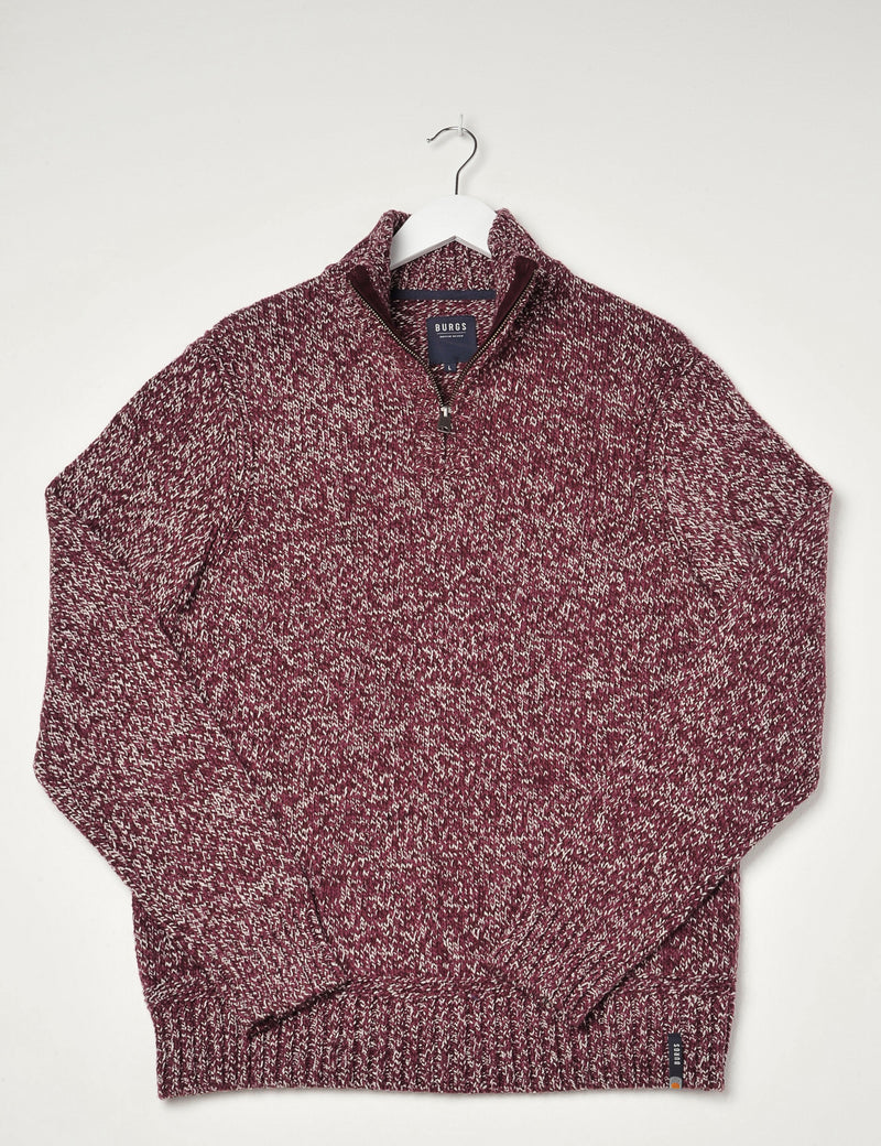 Saunton Jumper Cabernet Burgundy