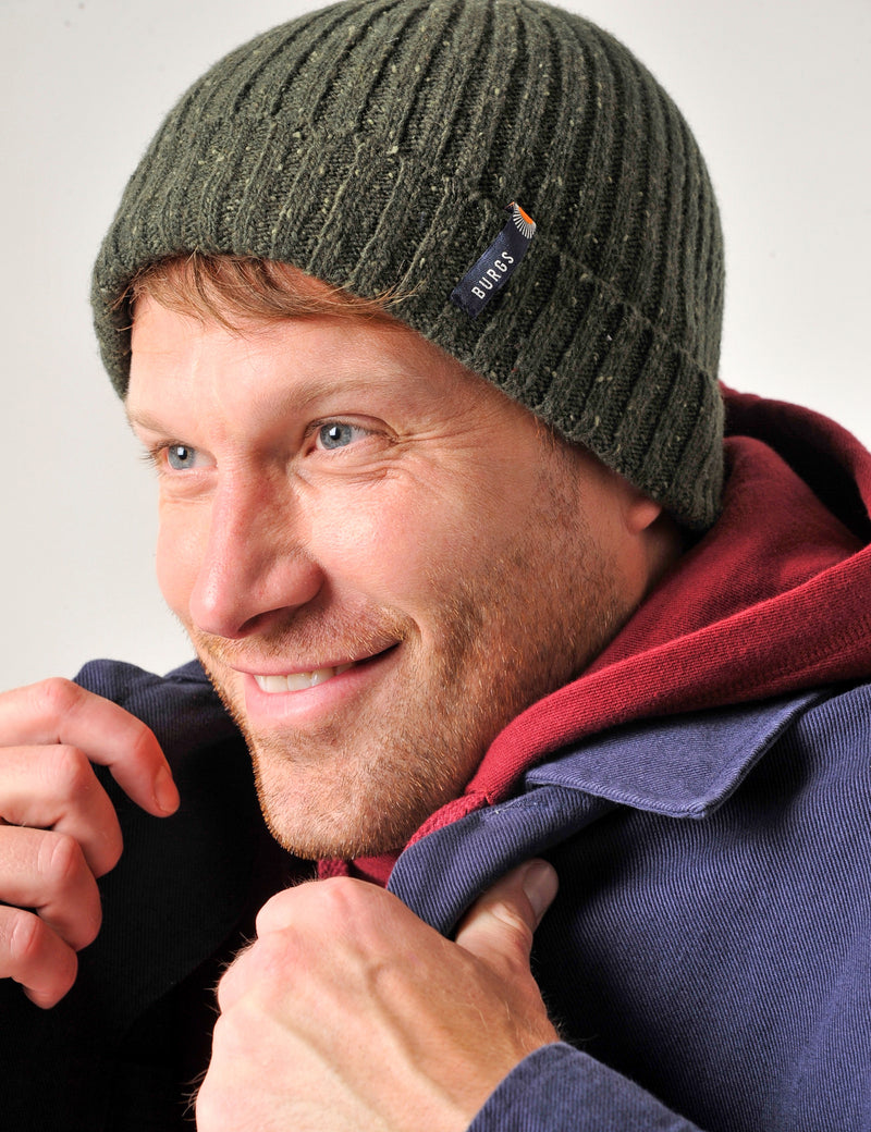 Bampton Beanie Deep Olive Green