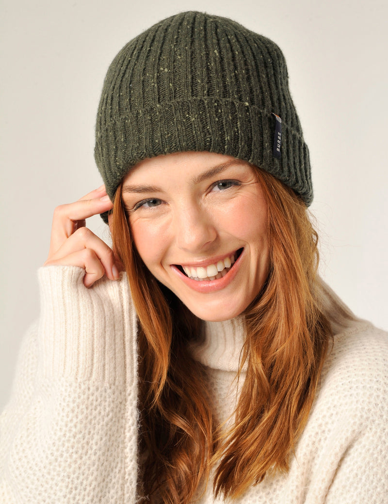 Bampton Beanie Deep Olive Green