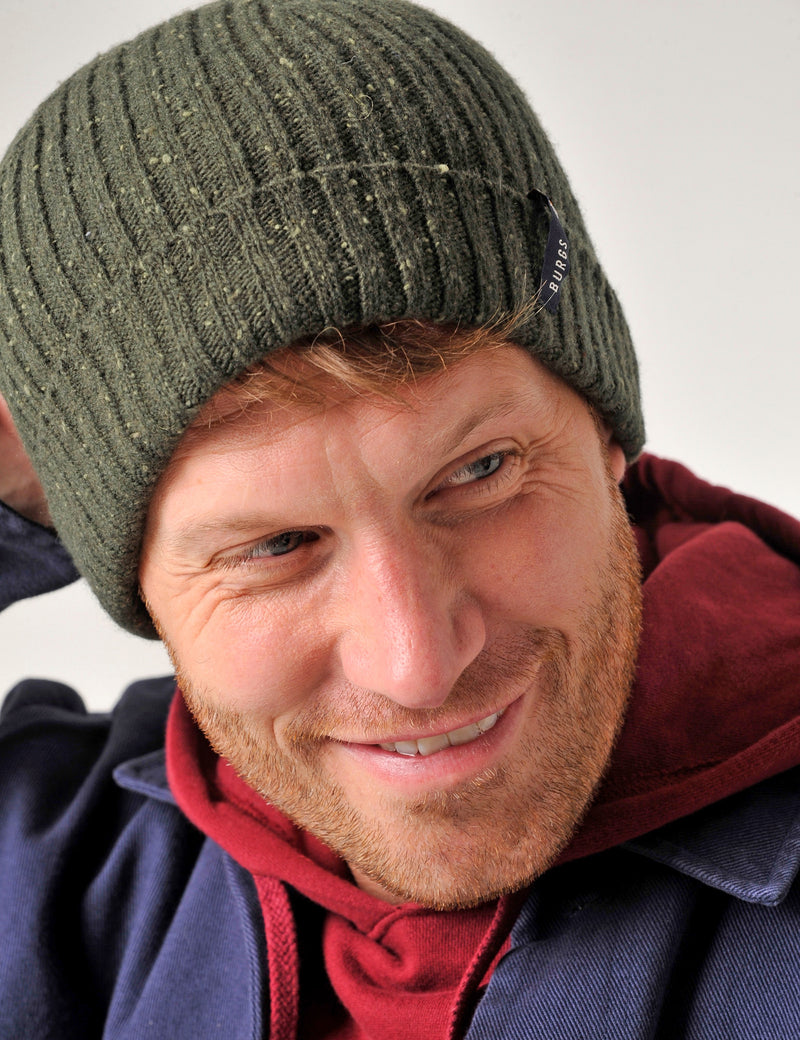 Bampton Beanie Deep Olive Green