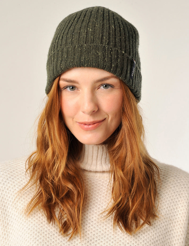Bampton Beanie Deep Olive Green