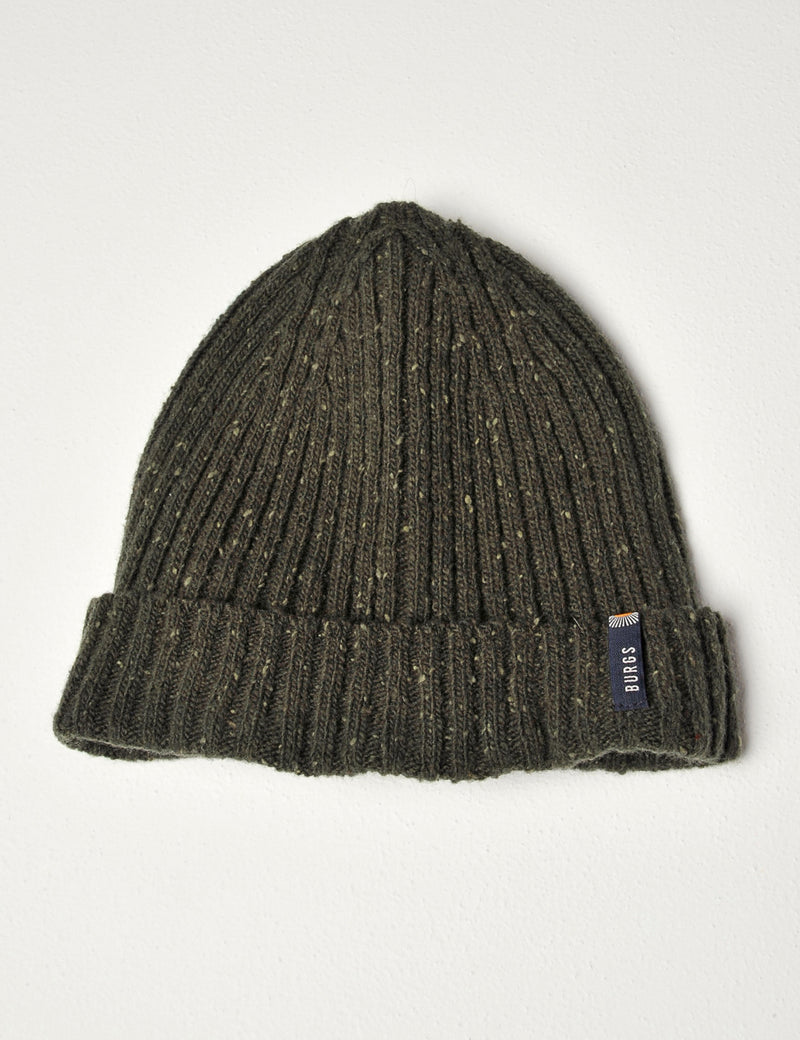 Bampton Beanie Deep Olive Green
