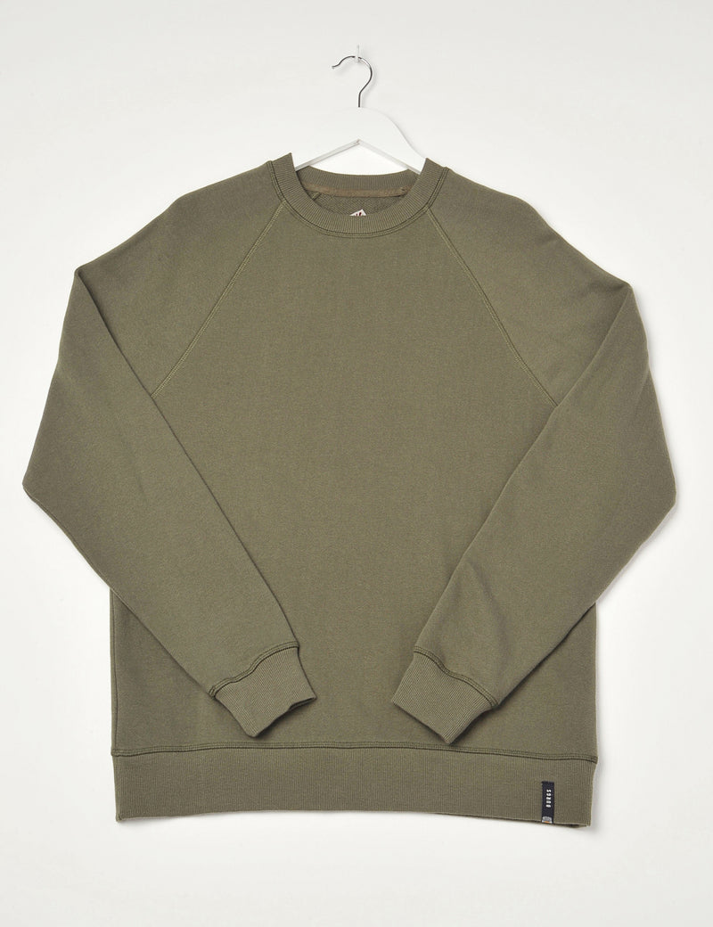 Hayle Sweatshirt Deep Olive Green