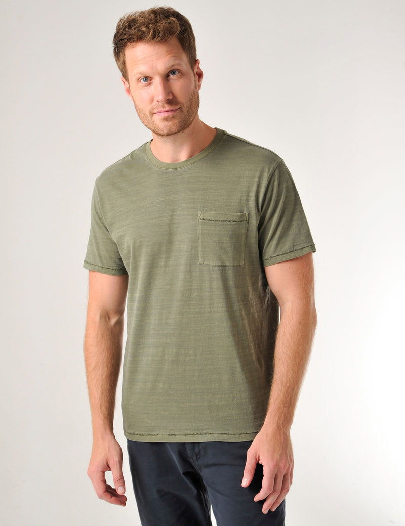 Cliff T-Shirt Deep Olive Green