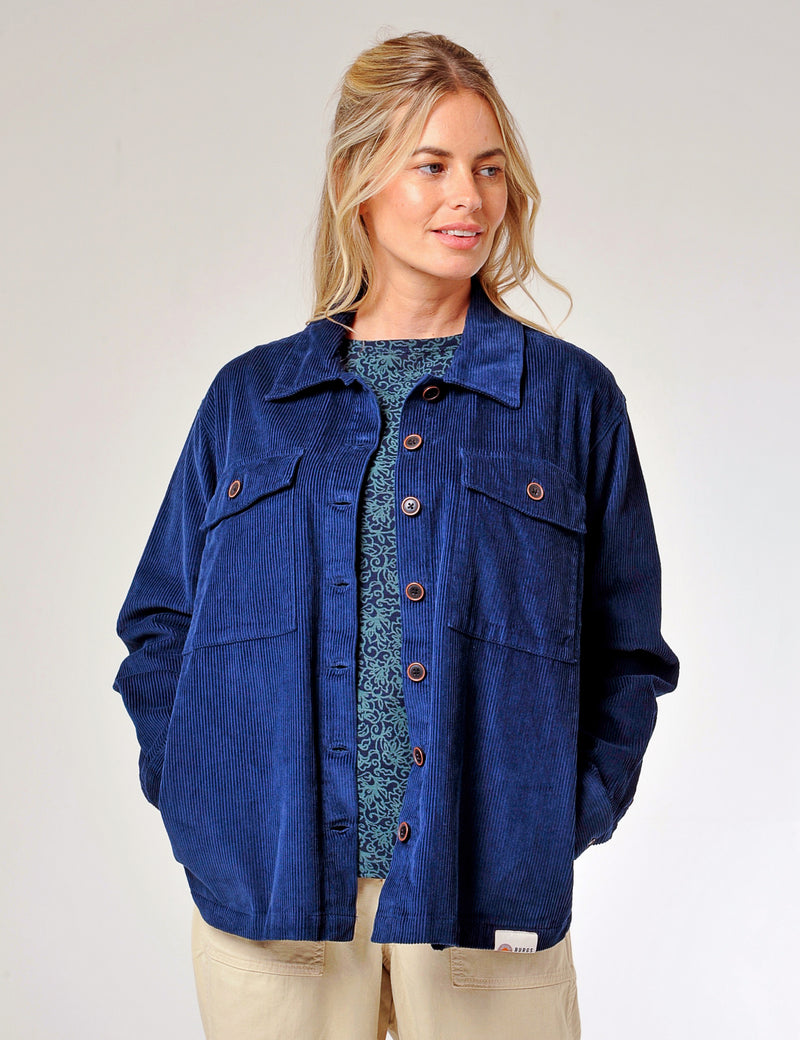 Budleigh Overshirt Midnight Navy