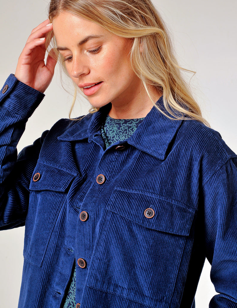 Budleigh Overshirt Midnight Navy