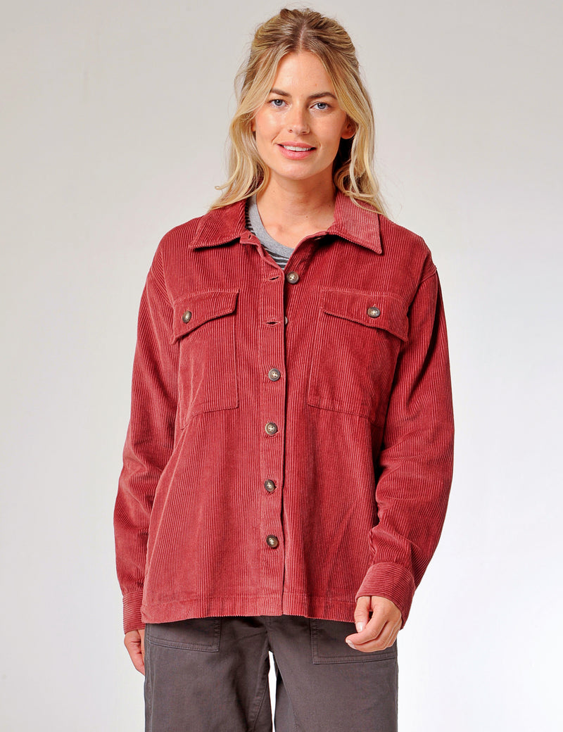 Budleigh Overshirt Dusk Pink