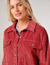 Budleigh Overshirt Dusk Pink