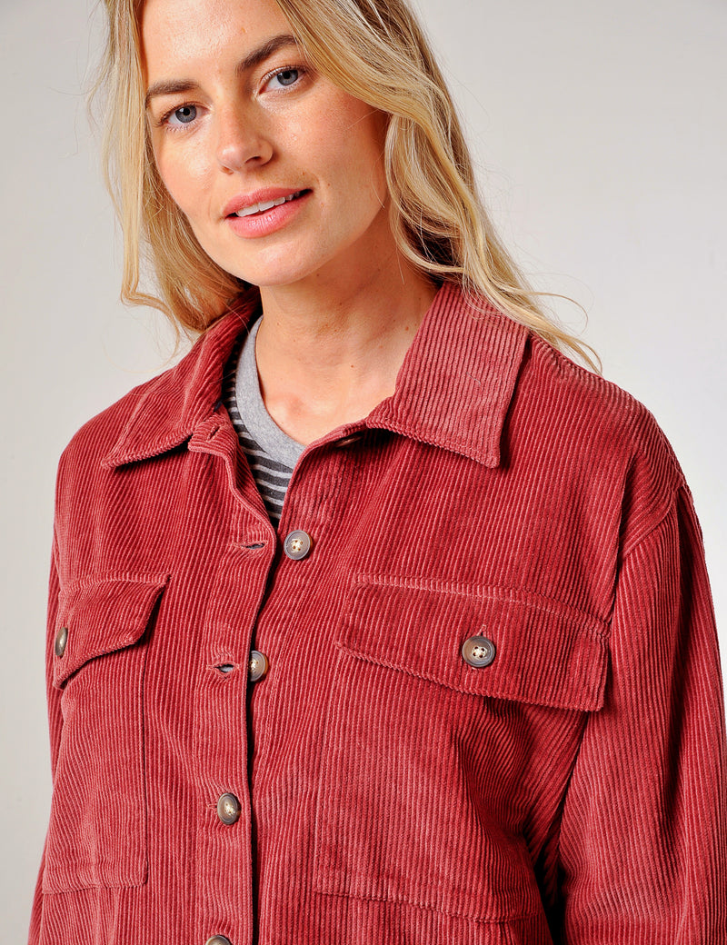 Budleigh Overshirt Dusk Pink