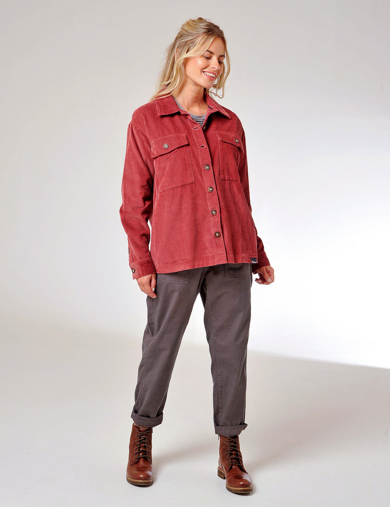 Budleigh Overshirt Dusk Pink