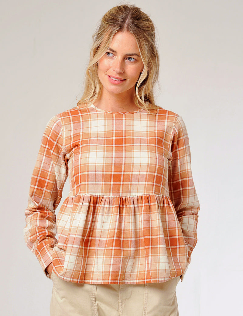 Filleigh Blouse Burnt Ochre