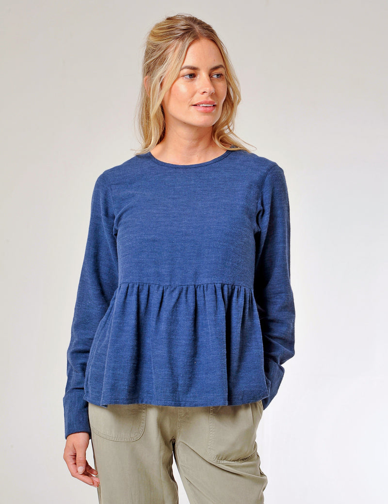 Filleigh Blouse Burgs Navy