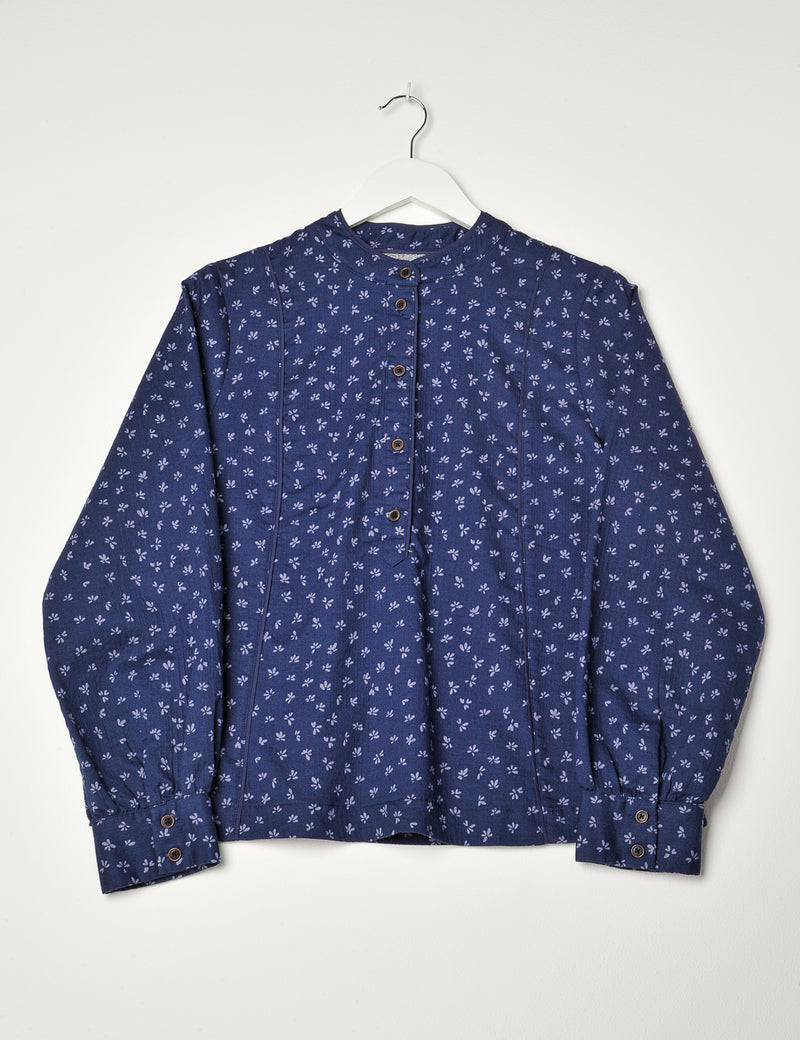 Abbey Shirt Midnight Blue
