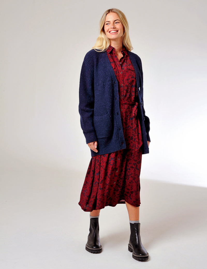 Kelly Dress Burgundy Wine