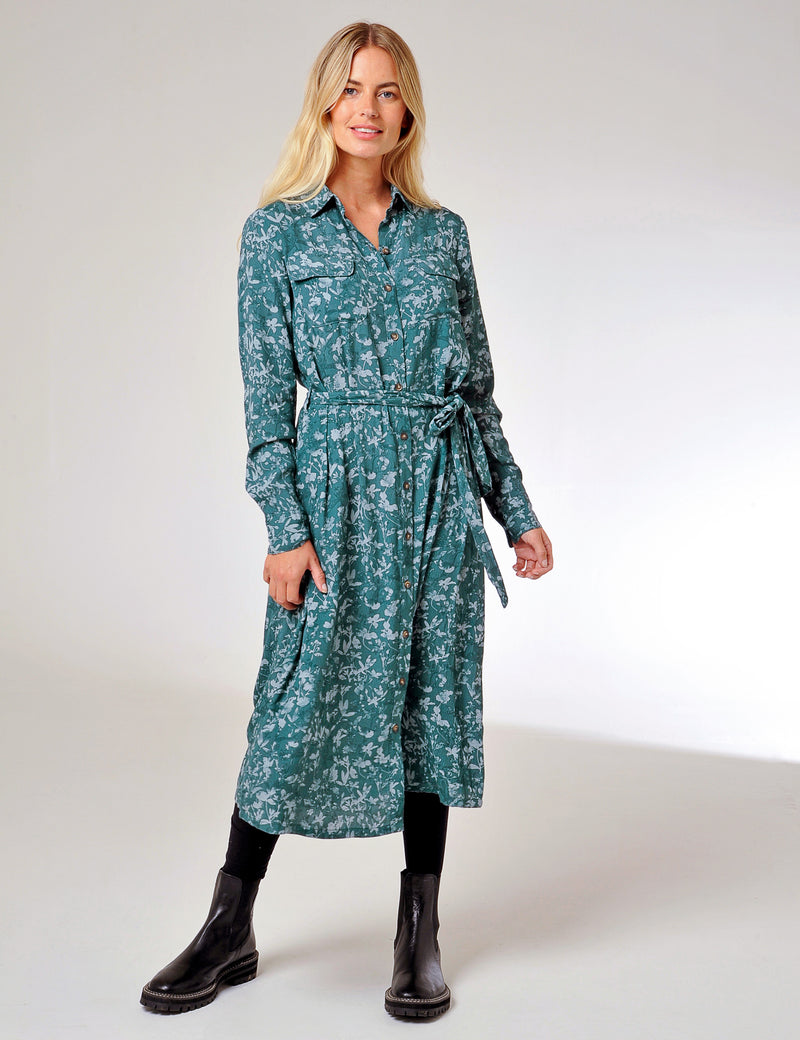 Kelly Dress Teal Green