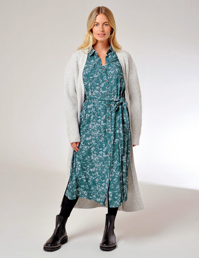 Kelly Dress Teal Green