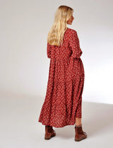 Sandplace Dress Deep Rust