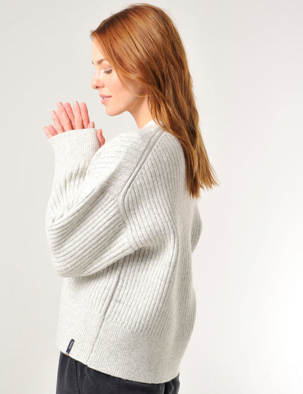 Meeth Cardigan Cool Grey