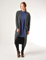 Beaford Cardigan Charcoal Grey