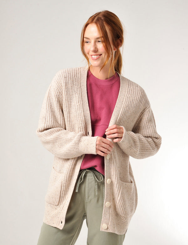 Witheridge Cardigan Chalk White