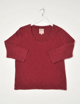 Tideford T-Shirt Burgundy Wine