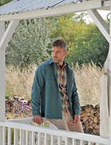 Saltash Overshirt Teal Green