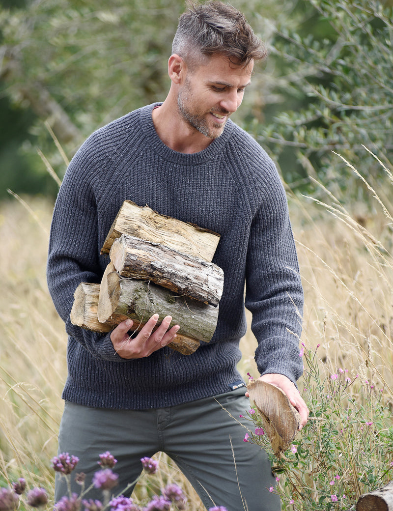 Torcross Jumper Charcoal Grey